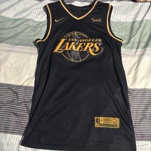 NBA Los Angeles Lakers Black and Gold Jersey